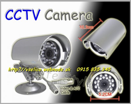 Sharp CCD Waterproof Outdoor IR Security CCTV Camera 23 INFRA LED